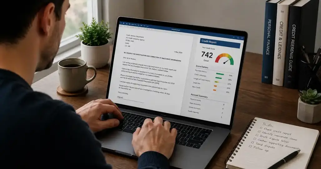 Raising a dispute with a UK credit reference agency